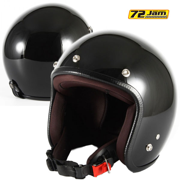 ★送料無料★72JAM JET/ジェット JPシリーズ JPW-2【JP MONO HELMET(ブラック)】《SG/PSC規格適合/全排気量対応》72ジャム/ジャムテックジャパン