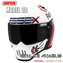★送料無料★SIMPSON MODEL 30 Elio de Angelis(M30 /エリオデアンジェリス)バイク/オートバイ用フルフェイスヘルメット /シン...