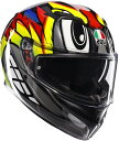 ★送料無料★AGV K3 JIST Asian Fit - BIRDY 2.0 GREY/YELLOW/RED (バーディ 2.0 グレー/イエロー/レッド)【...