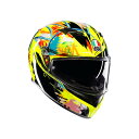 ★送料無料★AGV K3 JIST Asian Fit - ROSSI WINTER TEST 2019【アジアンフィット】日本人の頭の形にあわせたデザイン！ バイク/オートバイ用フルフェイスヘルメット