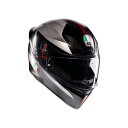 ★送料無料★AGV K1 S JIST Asian Fit - LAP MATT BLACK/GREY/RED【アジアンフィット】日本人の頭の形にあわせたデザイ...