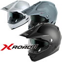 ★送料無料★WINS X-ROADII/エックスロード2 遊びにあわせて形を変える 3フォームチェンジ！インナーバイザー付き デュアルパーパスヘルメット /ウインズ X-ROAD 2 X-ROAD II Solid