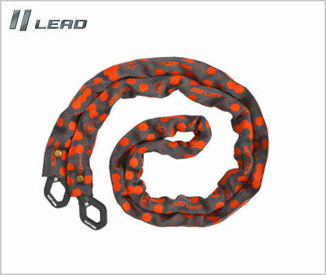 ★送料無料★LEAD/リード工業【BEELOCK LC-402A】多彩な施錠方法が叶うダブルループチェーン セキュリティ/安心ロック【直径6×長さ1800(mm)】