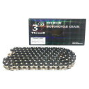 ★送料無料★EKチェーン(江沼チェーン) THREED(スリード)530Z (BK/GP) ブラックゴールド 120L MLJ