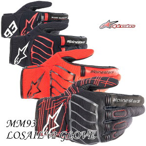 alpinestars MM93 LOSAIL v2 GLOVE/3574921" MM93 MotoGPライダーマルクマルケス選手とのコラボモデル。 /アルパインスターズ