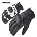 ★送料無料★デイトナ(Daytona) バイク用 グローブ 秋冬 手のひら本革(ヤギ革) 防水 防風 ハードプロテクター スマホ対応 コンフォート ウインターグ...