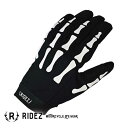RIDEZ MECHANIC GLOVES BONES RMG111 バイク用メカニックグローブ /ライズ