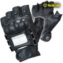 YeLLOWCORN YG-247S/Leather Half Finger GLOVE バイク/オートバイ用《春 夏》ライディング レザーハーフグローブ /イエローコーン