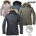 ★送料無料★POWERAGE PJ-23202 N-3Bライダース【秋・冬・春・防水・防風】N-3Bの進化形!寒さを吹き飛ばすアドバンスドライダース /パワーエ...