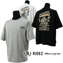 RIDEZ SKULL RACER BIG POCKET TEE RD7029 /ライズ