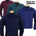 ★送料無料★RidsFly RFVL-2203 SHIRTS COLLAR RIDERS LEATHER JACKET デニムのような感覚で洗える! リッズフライ/ビクトリーキス