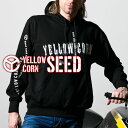 ★送料無料★YELLOW CORN SEED SH-003 フーディー【 BLACK 】バイク/オートバイ用ライディングパーカー /イエローコーン