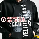 ★送料無料★YELLOW CORN SEED SH-004 フーディー【 BLACK 】バイク/オートバイ用ライディングパーカー /イエローコーン