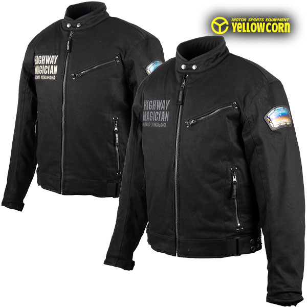 ★送料無料★YeLLOW CORN YB-2301 WINTER JACKET 着心地の良いストレッチ生地使用 3層による防風仕様 バイク/オートバイ用【秋・冬】ライディングジャケット /イエローコーン