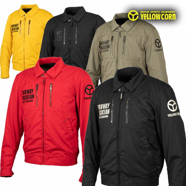 ★送料無料★YeLLOW CORN YB-3100 COTTON JACKET " サラッとした着心地の定番スウィングトップ！ バイク/オートバイ用【春・夏】ライディングジャケット /イエローコーン