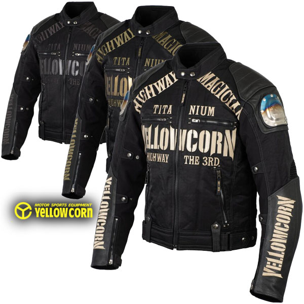 ★送料無料★YeLLOW CORN YB-3309 WINTER JACKET 本革を使用したハイエンドモデル！ バイク/オートバイ用【秋・冬・春】ライディングウィンタージャケット /イエローコーン