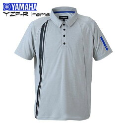 YAMAHA "YAB12 YZF-R ポロシャツ" カジュアルに使える「YZF-R」アイテム Rロゴをあしらった、吸汗速乾ポロシャツ《Race Blue Fun items》ヤマハ/ワイズギア