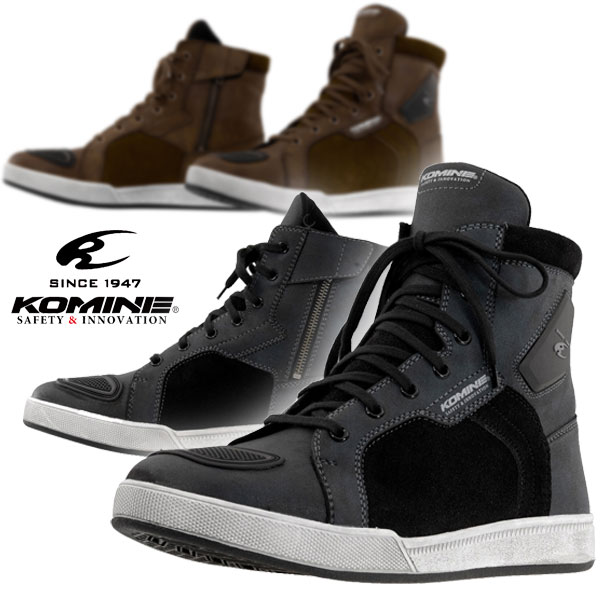 KOMINE "05-091/BK-091" WP Microfiber Riding Sneaker 透湿防水仕様のウォータープルーフマイクロファイバーライディングスニーカー / コミネ