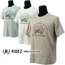 RIDEZ 5.3oz SUNSET オリジナル Tシャツ RD7030《RIDEZに新しいライダーTシャツが登場!》/ライズ