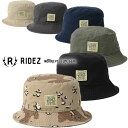 RIDEZ BUCKET HATオリジナル バケットハット RC08 Tシャツとの相性も抜群。/ライズ