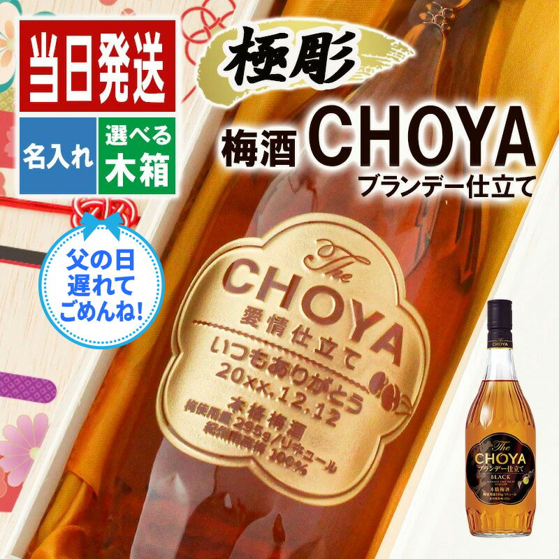 梅酒 名入れ お酒 酒 CHOYA チョーヤ ギフト プレゼント 記念品 結婚記念日 誕生日 父 喜寿 おしゃれ お祝い かわいい 20歳 珍しい 高級 名前入り 父の日 男性 女性 定年 退職 卒業