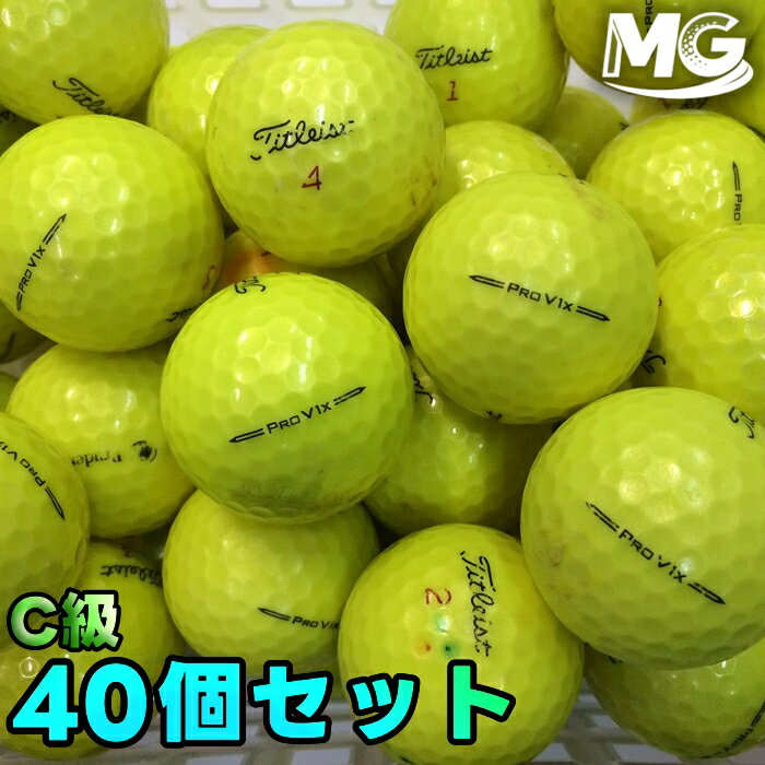 Rakuten - 【中古】 C級 タイトリスト PROV1x 2023年モデル イエロー 40個【ロストボール】 12878