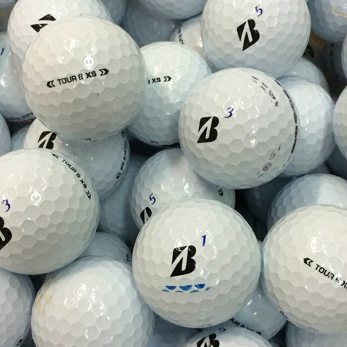 【中古】 B級 ブリヂストン TOUR B XS 2024年モデル ホワイト 25個【ロストボール...