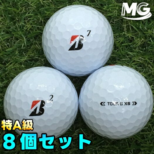 【中古】 特A級 ブリヂストン TOUR B XS 2024年モデル コーポレート 8個【ロストボール】【美品ボール】 21445