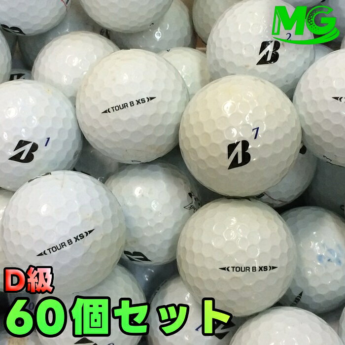 Rakuten - 【中古】 D級 ブリヂストン TOUR B XS 2022年モデル ホワイト 60個【ロストボール】 21469