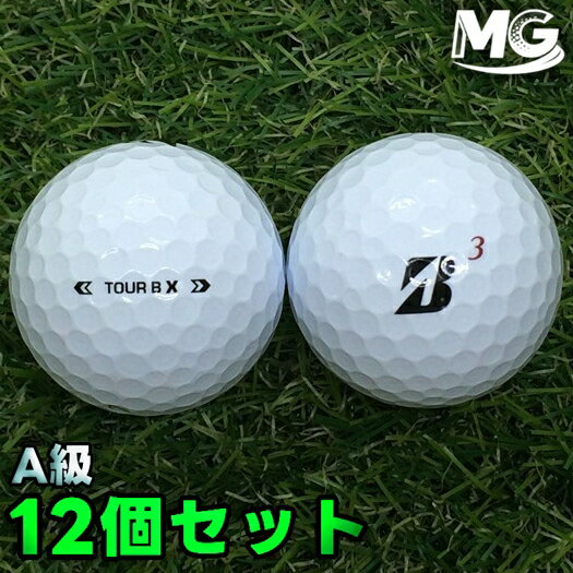 【中古】 A級 ブリヂストン TOUR B X 2024年モデル ホワイト 12個【ロストボール】【美品ボール】 22526
