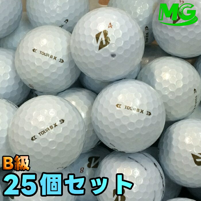 【中古】 B級 ブリヂストン TOUR B X 2024年モデル パールホワイト 25個【ロストボール】 22537