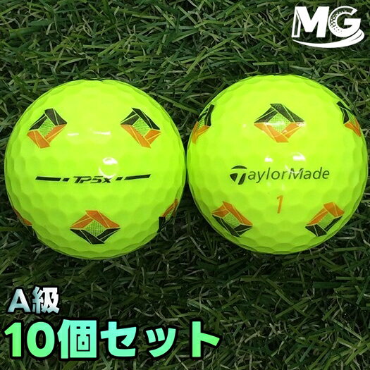 【中古】 A級 テーラーメイド TP5 X 2024年モデル PiXイエロー 10個【ロストボール】【美品ボール】 62166