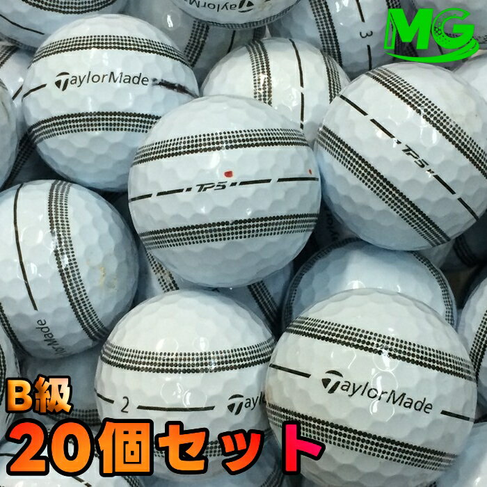 【中古】 B級 テーラーメイド TP5 2024年モデル PiX 20個【ロストボール】 63697