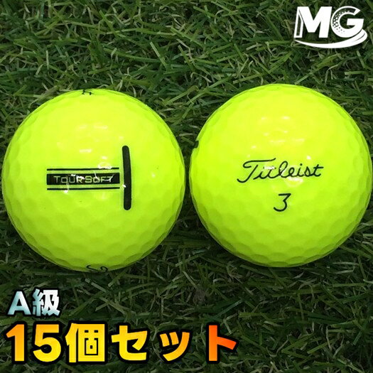 Rakuten - 【中古】 A級 タイトリスト TOUR SOFT 2024年モデル イエロー 15個【ロストボール】【美品ボール】 17977