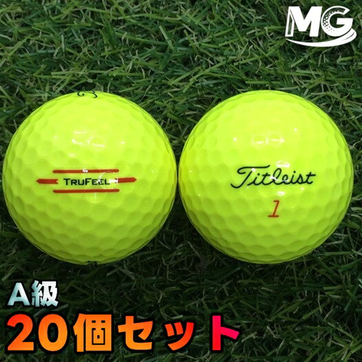 Rakuten - 【中古】 A級 タイトリスト TRU FEEL 2024年モデル イエロー 20個【ロストボール】【美品ボール】 18777