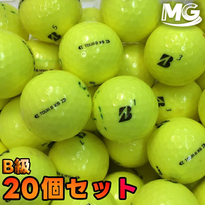 Other - 【中古】 B級 ブリヂストン TOUR B XS 2024年モデル イエロー 20個【ロストボール】 21457