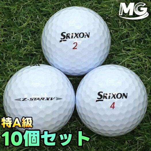 【中古】 特A級 スリクソン Z-STRA XV 2025年モデル ホワイト 10個【ロストボール】【美品ボール】 32266