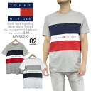 TOMMY HILFIGER トミーヒルフィガークルーネックロゴフラッグ半袖Tシャツtommy/m/new春夏Tシャツ アメカジストリート ユニセックス 男女兼用【ネコポス】【送料無料】【メール便】【代引不可】【即納】！TOMMY−09T3767−