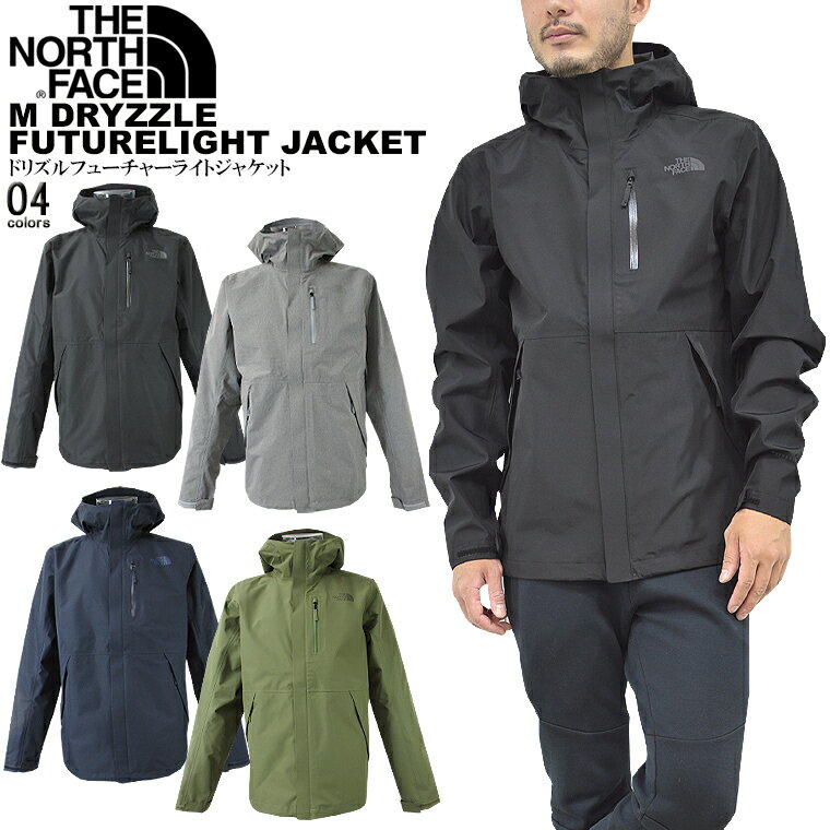 THE NORTH FACE ノースフェイスドリズルフューチャーライトジャケットnorth/m/newUSモデル アメカジM DRYZZLE FUTURELIGHT JACKET 防水透湿 ウインドブレーカー【税込3,980円以上で送料無料】【即納/あす楽】！NF−M−NF0A4AHM−