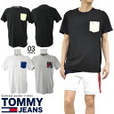 TOMMY JEANS トミージーンズコントラストポケットTシャツショートスリーブ 半袖 ユニセックス 男女兼用【CLEARANCE SALE限定】【CLOSE OUT SALE限定】【即納】【父の日】【メール便】【即納】(4)