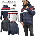 トミー ヒルフィガー アウター メンズ TOMMY HILFIGER トミーヒルフィガー中綿ナイロンフーデッドパフジャケットtommy/m/newUSモデル アメカジ軽量 通気性 耐風 【プレゼントに】【税込3,980円以上で送料無料】【即納/あす楽】！TOMMY−150AN555−