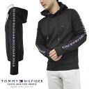 TOMMY HILFIGER トミーヒルフィガーロゴスリーブテープフーディtommy/m/newアメカジ SLEEVE LOGO TAPE HOODIEユニセックス プルオーバー