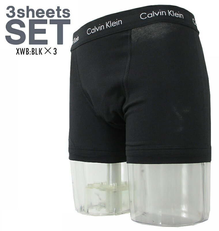 CALVIN KLEIN カルバン・クライン3ピースコットンストレッチボクサーパンツCotton Stretch 3pack Trunksck/m/new USモデル メンズ下着【3枚組】【税込3,980円以上で送料無料】【即納/あす楽】【返品・交換不可】！CK−M−U2662G−