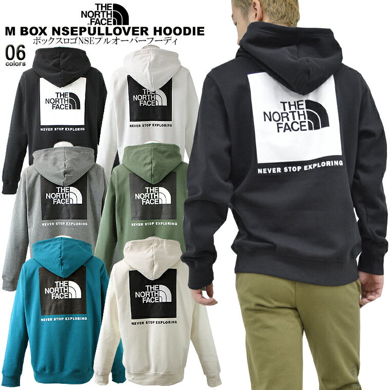 THE NORTH FACE ノースフェイスボックスロゴNSEプルオーバーフーディnorth/m/newUSモデル アメカジM BOX NSE PULLOVER HOODIEプリント パーカー メンズトップス 男女兼用バックロゴ【CLOSE OUT SALE限定】【clearance sale限定】