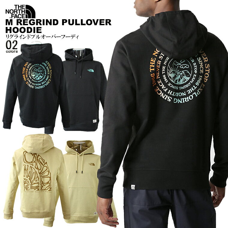 ザ・ノース・フェイス パーカー メンズ THE NORTH FACE ノースフェイスリグラインドプルオーバーフーディnorth/m/newEUモデル アメカジM REGRIND PULLOVER HOODIE ユニセックス パーカー グラフィック【税込3,980円以上で送料無料】【即納/あす楽】