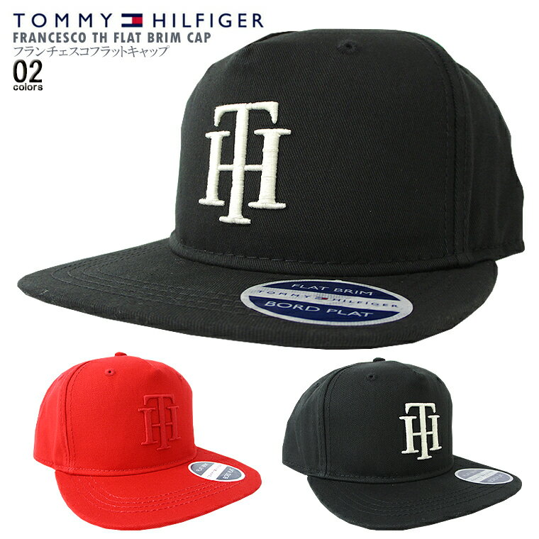 TOMMY HILFIGER トミーヒルフィガーフランチェスコフラットキャップtommy/m/newFRANCESCO TH FLAT BRIM CAP メンズ 帽子フラットバイザー ユニセックス 男女兼用ベースボールキャップ【clearance sale限定】【CLOSE OUT SALE限定】