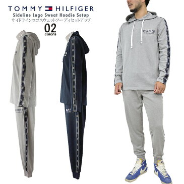 TOMMY HILFIGER/トミーヒルフィガーサイドラインロゴスウェットフーディセットアップtommy/m/newユニセックス長袖 ジョガーパンツ【新作先行販売】【税込3,980円以上で送料無料】【即納/あす楽】！TOMMY−09T4088−4089−