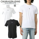 CALVIN KLEIN JEANS カルバン・クラインジーンズマイクロモノグラムロゴクルーネックTシャツck/m/newMICRO MONOLOGO TEEEUモデル 半袖 ユニセックスメンズTシャツ メンズティー TEE【ネコポス】【送料無料】【メール便】【代引不可】【即納】