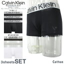 CALVIN KLEIN カルバン・クライン3ピースコットンストレッチボクサーパンツ3 Pack Cotton Stretch Trunksck/m/new USモデル メンズ下着【3枚組】UNDERWEAR【clearance sale限定】【CLOSE OUT SALE限定】【返品・交換不可】