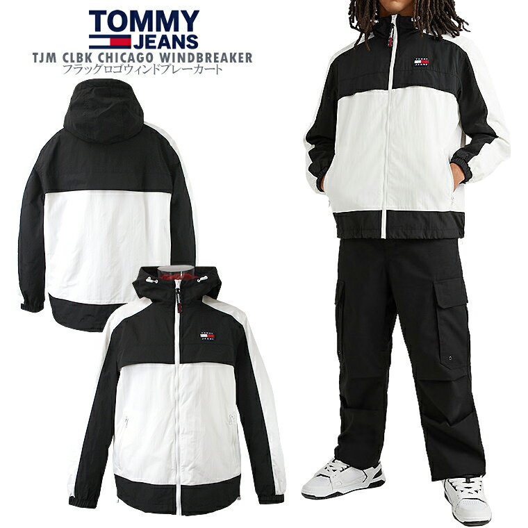 TOMMY JEANS ȥߡ󥺥եåɥ֥졼tommy/m/newEUǥ TJM CLBK CHICAGO WINDBREAKER㥱å ˥å ޥƥѡ ѡ ǹ3,980߰ʾ̵ۡ¨Ǽ/ڡ